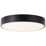 Brilliant Slimline Deckenleuchte Metall Plastik Schwarz Weiß 22W 2400lm - 830 Warmweiß | 330mm