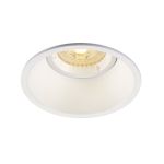 SLV Horn-O Spot Aluminium Whit Runde | Ausschnitt 95mm - Geeignet für 1x GU10 