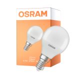 Osram Classic LED E14 Kugel Matt 4.9W 470lm - 840 Kaltweiß | Ersatz Für 40W