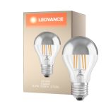 Ledvance  Classic LED E27 Birne Fadenlampe Spiegel 6.5W 650lm - 827 Extra Warmweiß | Ersatz Für 50W