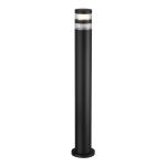 Nordlux Birk Sockellampe Aluminium Schwarz | 90mm - IP44 - Geeignet für E27