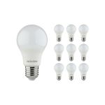 Mehrfachpackung 10x Noxion Lucent Classic LED E27 Birne Matt 8.5W 806lm - 830 Warmweiß | Ersatz für 60W