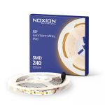 Noxion LED-Streifen Naga 5 Meter IP20 SMD2835/240 24V 16W/m 927 /10mm/2m + DC Kabel