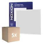 Mehrfachpackung 5x Noxion LED Panel Ecowhite V4.0 28W 3400lm - 840 Kaltweiß | 60x60cm - UGR <19 - Philips driver