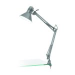 Eglo Tischlampe Firmo Stahl Silber | IP20 - Geeignet für 1x E27 