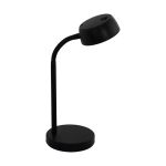 Eglo Tischlampe Cabales Schwarz 4.6W 490lm - 830 Warmweiß | IP20