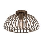Eglo Deckenleuchte Espinal Stahl Bronze | IP20 - Geeignet für 1x E27 