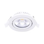 Noxion LED Schwenkbar Slim Spot Weiß Rund 5W 550lm 60D - 940 Kaltweiß | 85mm - IP54 - Dimmbar - Höchste Farbwiedergabe