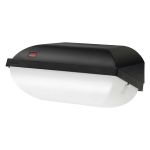 Philips LED Sicherheit Coreline BWC110 Schwarz 9W 900lm - 830 Warmweiß | 242x110mm - IP54 - Lichtsensor