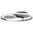 Brilliant Runda Deckenleuchte Metall Silicone Grau 45W 5200lm - 830-865 CCT | 500mm - Fernsteuerung Dimmbar