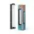 Ledvance LED Wandleuchte Badezimmerbeleuchtung Orbis Röhre Schwarz 9W 820lm - 830-840 CCT | IP44 - Berührungsdimmbar
