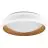 Ledvance LED-Deckenleuchte Orbis Livia Weiß und Holz 24W 1200lm - 830 Warmweiß | Berührungsdimmbar