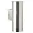 Nordlux Tin Wandleuchte Aluminium und Glas Up & Down | 76mm - IP54 - Geeignet für 2x GU10