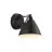 DFTP by Nordlux Strap 15 Wandleuchte Metall und Leather Schwarz | Geeignet für GU10