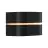 Nordlux Sibelis Wandleuchte Aluminium Schwarz | IP44 - Geeignet für E27
