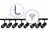 Bright Choice Komplettset 1-Phasen Rail L 1 x 2 Meter Schwarz | incl. 8x Spot + GU10 2700K 3W Dimmbar + Abschlusskappe, Stromanschluss und L -Verbinder