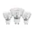 Mehrfachpackung 3x Eglo LED-Spot GU10 PAR16 13.5W 345lm 38D - 830 Warmweiß | Ersatz Für 50W