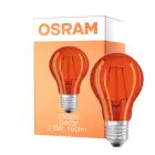 Osram LED Star Classic Decor E27 Birne Fadenlampe Matt 2.5W 160lm - Orange | Ersatz Für 17W