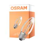 Osram Classic LED E27 Kerze Fadenlampe Klar 4.8W 470lm - 827 Extra Warmweiß | Dimmbar - Ersatz Für 40W