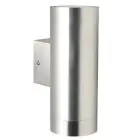 Nordlux Tin Wandleuchte Aluminium und Glas Up & Down | 76mm - IP54 - Geeignet für 2x GU10