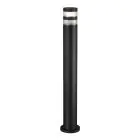 Nordlux Birk Sockellampe Aluminium Schwarz | 90mm - IP44 - Geeignet für E27