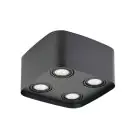Eglo Decke Spot Arenzano Stahl Schwarz 18.8W 1380lm - 830 Warmweiß | Dimmbar - Geeignet für GU10