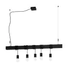 Eglo Pendelleuchte Townshend-B Stahl Schwarz | IP20 - Geeignet für 5x E27 