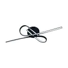 Eglo Deckenleuchte Selvina 1 Stahl Aluminium Schwarz 10.5W 1450lm - 830 Warmweiß | IP20