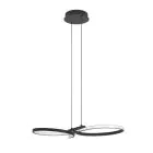 Eglo Pendelleuchte Serpins Stahl Schwarz 21W 2500lm - 830 Warmweiß
