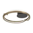 Eglo Deckenleuchte Mezzomonte Aluminium Stahl Bronze Schwarz 20W 1600lm - 827-865 Abstimmbares Weiß | IP20 - Dimmbar 