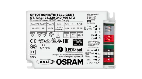 Abbildung eines LED-Treibers von Osram