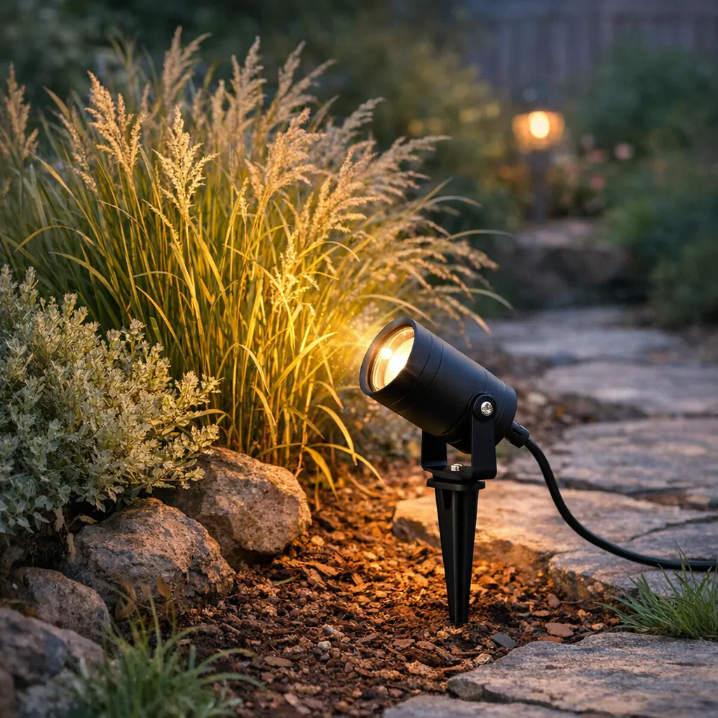 Erdspie&szlig;strahler im Garten