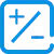 Icon plus minus